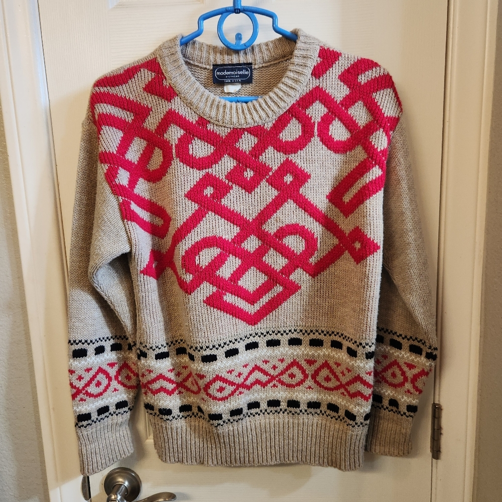 Mademoiselle vintage sweater size s